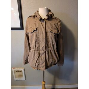 Womens GAP Military Style Cargo Jacket size L
